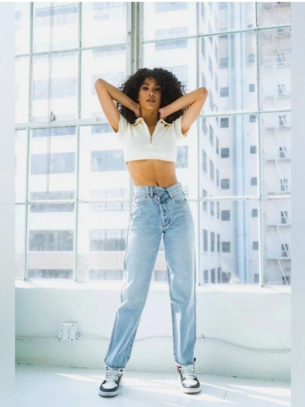 REVICE DENIM 90’s Baby Asymmetrical Jeans Joey Wash